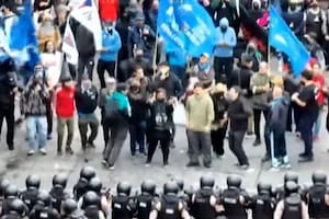 Tensión en Avellaneda por una protesta de piqueteros
