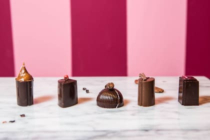 Deliciosos bombones de la chocolatería Volverás a mí.