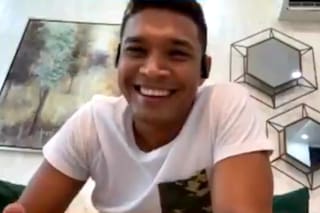 Teo Gutiérrez y una desopilante imitación del "Coco" Basile