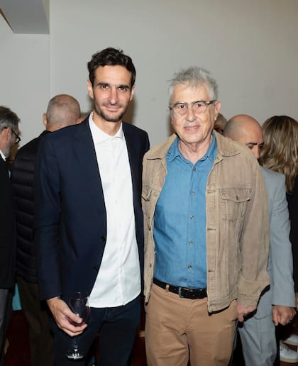 Teo Díscoli junto al fotógrafo Alberto Goldenstein