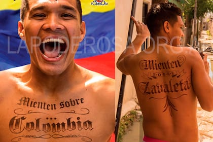 Teo Gutiérrez visitó la villa Zavaleta, donde hizo la nota