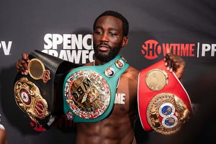 Terence Crawford logró subir en el ránking y se coloca como el número uno en la división de libra por libra (Instagram/@tbudcrawford)