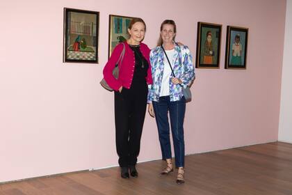 Teresa Anchorena, a cargo del patrimonio del Teatro Colón, y Rita Maschwitz, productora general de Maman Fine Art