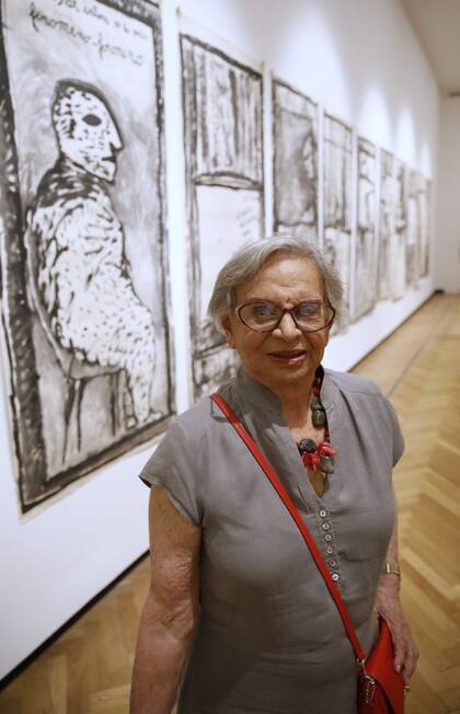 Teresa Borthagaray, viuda del artista y arquitecto