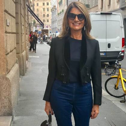 Teresa Calandra es una referente de moda y desde hace varios años lanzó su propia marca de anteojos