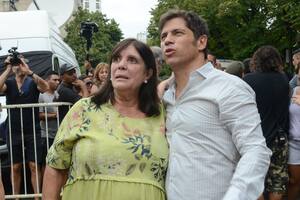 Teresa García y Axel Kicillof
