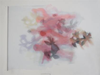 Teresa Giarcovich. La ilusión, acrílico sobre tela, se exhibe en el Salón Nacional de Arte Sacro de Tandil. En septiembre la artista tendrá una muestra individual en Espacio Piedras