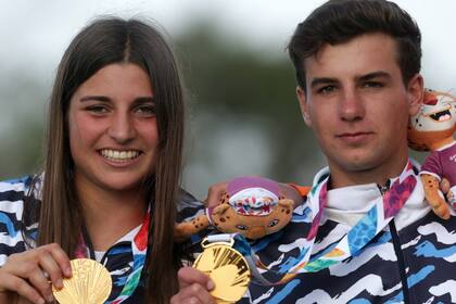 Teresa Romairone y Dante Cittadini, medallistas de oro en los Juegos de la Juventud