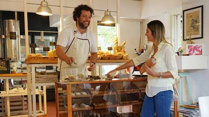 Teresa Rucci, una fanática de la panadería El Arrobo