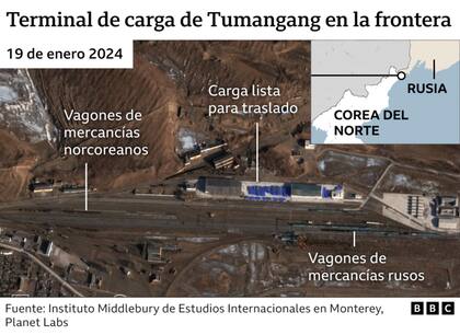 Terminal de carga de Tumangang en la frontera
