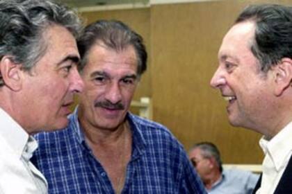 Federico Storani junto a Rodolfo Terragno y Jaime Linares