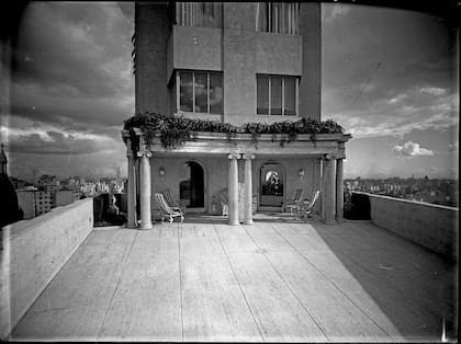 Terraza del mítico Kavanagh (Florida 1065)