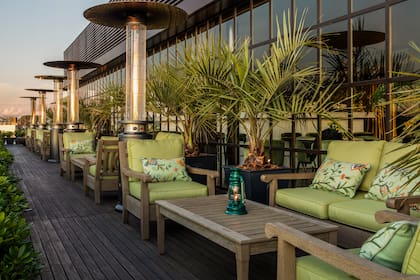 Terraza del restaurante Polo Bamba