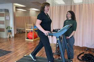 Terri Swain-Collins, una de las participantes del ensayo