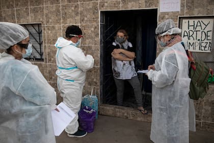 Testeos en Villa Fiorito.