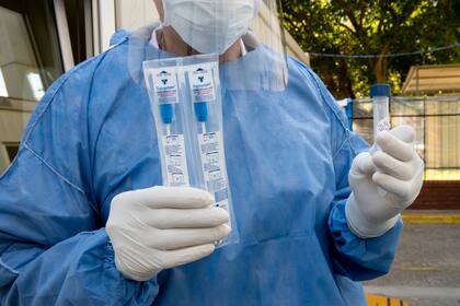 Testeos para coronavirus, en medio de la pandemia