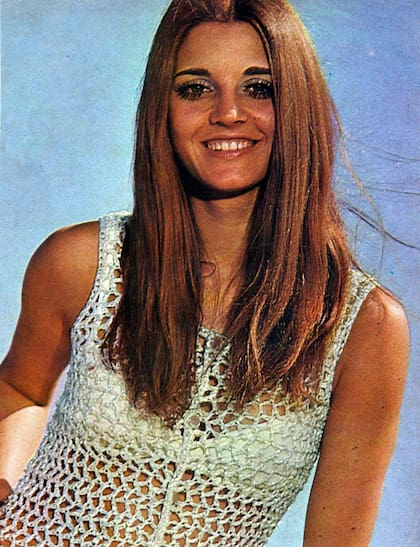Teté Coustarot empezó su carrera como modelo.