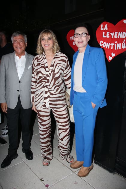 Teté Coustarot y Marcelo Polino en el cumpleaños de Mirtha