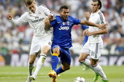 Tevez jugó por última vez en el Bernabéu en 2016, para Juventus, en el partido en el que la Vecchia Signora logró el paso a la final de la Champions League 