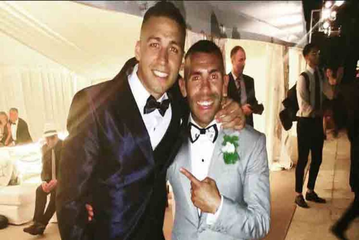 Los detalles del casamiento de Carlos Tevez: cuando el Apache se quebró ...