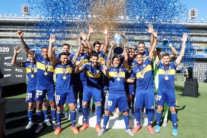 Boca celebró la obtención de la Superliga 19/20 en plena pandemia