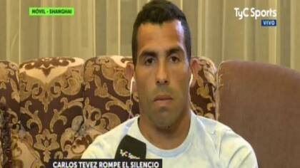 Tevez rompió el silencio en TyC Sports