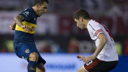 Tevez y Alario, frente a frente en un Boca-River