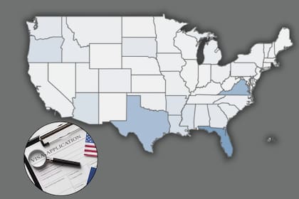Texas encabeza la lista de estados con 145.882 beneficiarios aprobados, consolidándose como un epicentro de contratación temporal bajo el programa H-2B