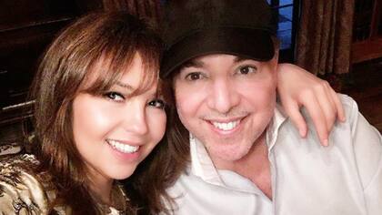 Thalía y su amado Tommy Mottola