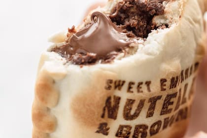 La empanada de Nutella y brownie, la preferida entre las dulces