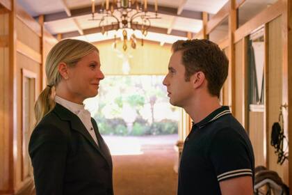 Gwyneth Paltrow y Ben Platt en una escena de The Politician