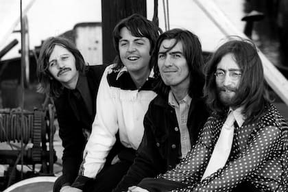 The Beatles en 1969 en Twickenham