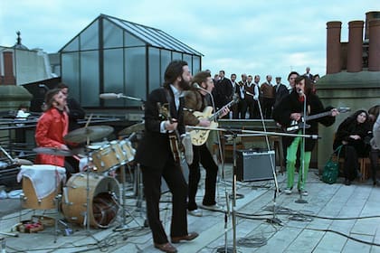 The Beatles: Get Back . Dirigida por Peter Jackson y fue íntegramente realizada a partir de filmaciones inéditas.