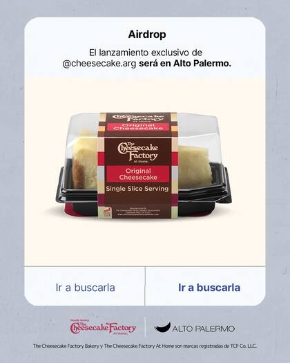 The Cheecake Factory en Alto Palermo