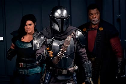 Gia Carano en una escena de The Mandalorian