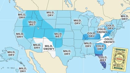 The Old Farmer’s Almanac espera un invierno más templado y seco para el Corredor Atlántico, que incluye a Nueva York