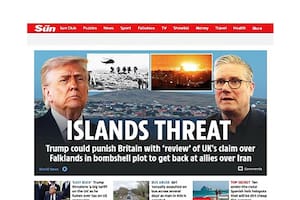 La reacción de los medios británicos al mail filtrado que pone en duda el apoyo de Trump por Malvinas