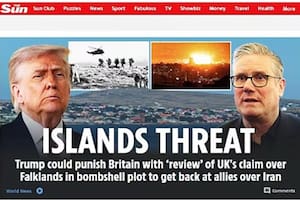 La reacción de los medios británicos al mail filtrado que pone en duda el apoyo de Trump por Malvinas