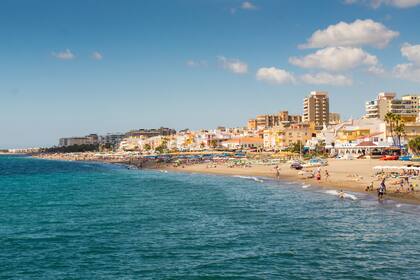Las amplias playas de Torremolinos