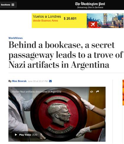 The Washington Post también dio la noticia