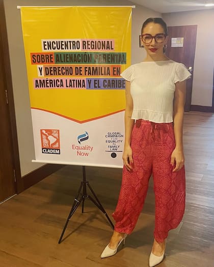 Thelma Fardín participó de un encuentro regional de mujeres en Río de Janeiro y Nico Riera la acompañó (Foto: Instagram/@soythelmafardin)
