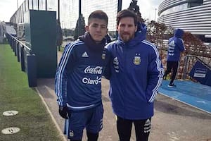 Thiago Almada, el sparring que nació en Fuerte Apache