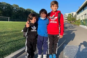 Thiago, Mateo y Ciro Messi empezaron un nuevo ciclo lectivo; esta vez, en París