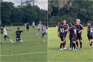 Thiago Messi convirtió un gol en el regreso a los entrenamientos con el Inter Miami