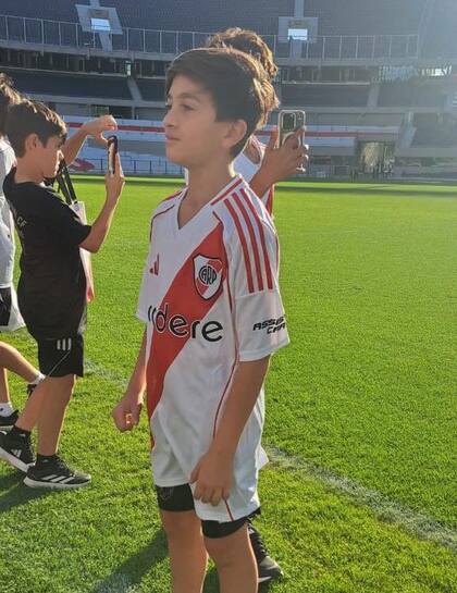 Thiago Messi, trong hồ sơ, tại sân vận động Monumental