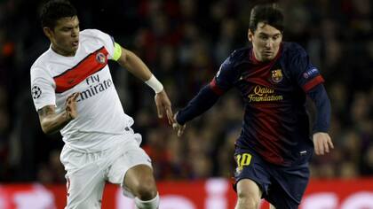 Thiago Silva y Messi se vuelven a cruzar
