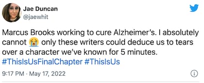 This is Us reveló qué pasó con la cura de la enfermedad de la memoria