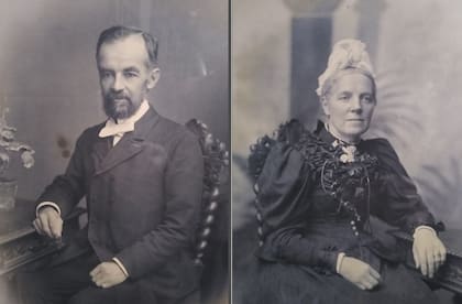 Thomas Bridges y su esposa Mary Ann Varder.