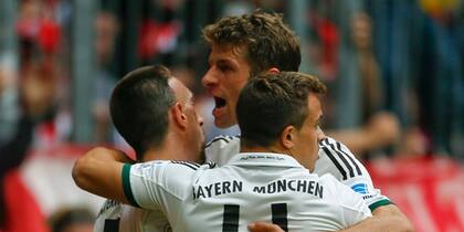 Thomas Muller le dio un nuevo triunfo a Bayern