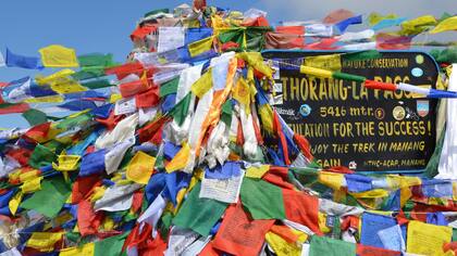 Thorong La, a 5416 metros, el punto más alto de esta aventura